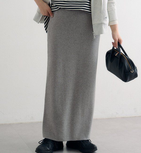  「【Du noir】総針ニットナロースカート」|スカート|
