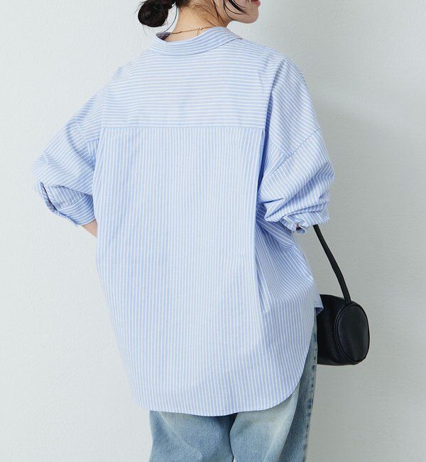  「ストライプオックスシャツ」|シャツ・ブラウス|