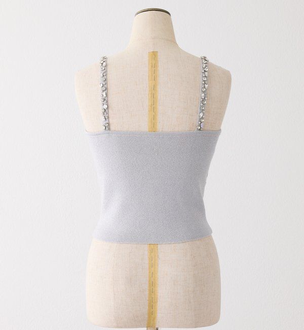  「袖ファーボレロ+キラキラビスチェSET」|ニット・セーター|