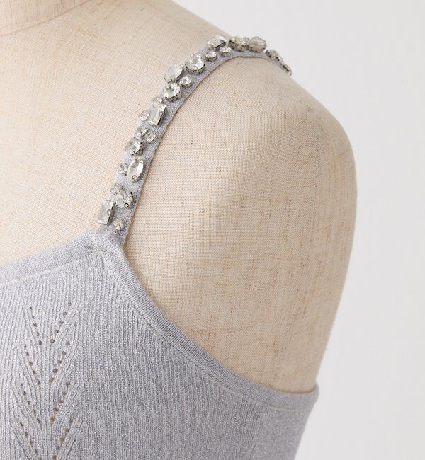  「袖ファーボレロ+キラキラビスチェSET」|ニット・セーター|