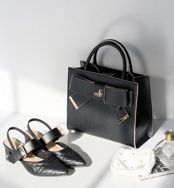  「ビジューバックルキルティングミュール」|その他|