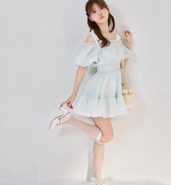  「半袖愛されメロチュニック」|ワンピース|