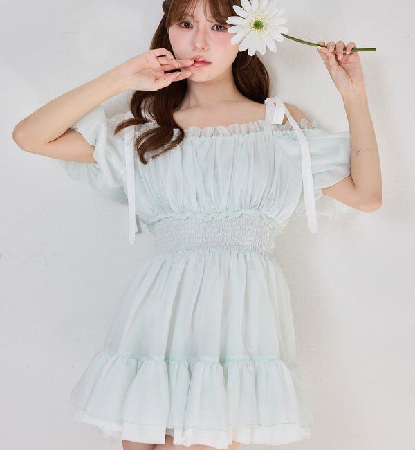  「半袖愛されメロチュニック」|ワンピース|