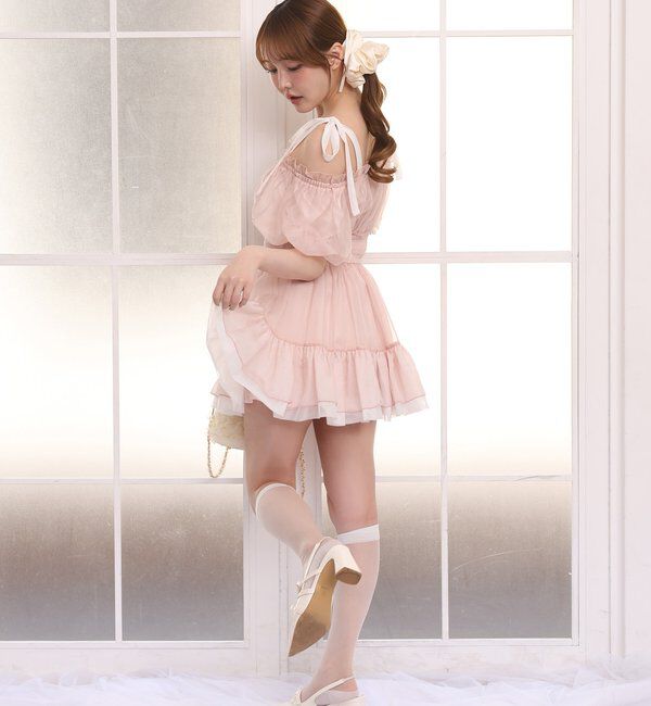  「半袖愛されメロチュニック」|ワンピース|