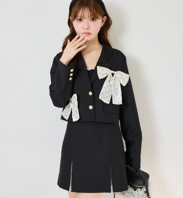  「【セットアップ可能】配色プリーツスカート/SMサイズ展開あり」|スカート|