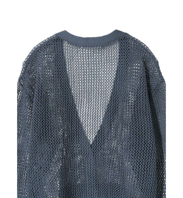 MIDIUMISOLID「MIDIUMISOLID for Ladies メッシュショートカーディガン」|カーディガン|