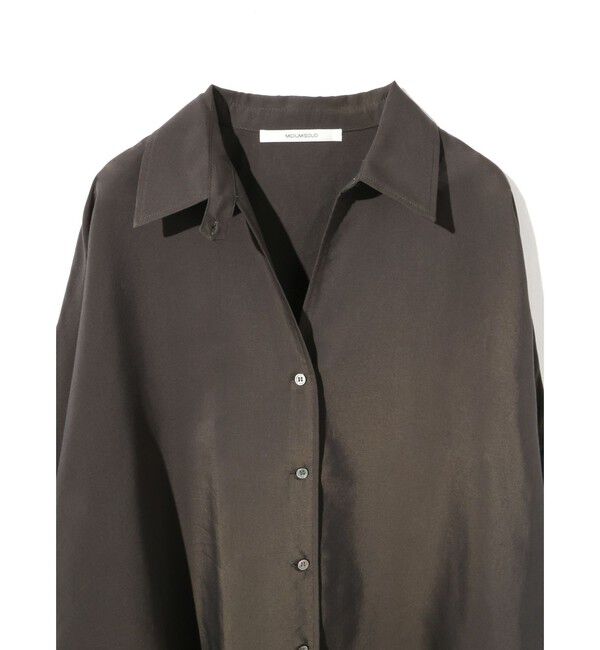 MIDIUMISOLID「MIDIUMISOLID for Ladies シアースキッパーポンチョシャツ」|シャツ・ブラウス|