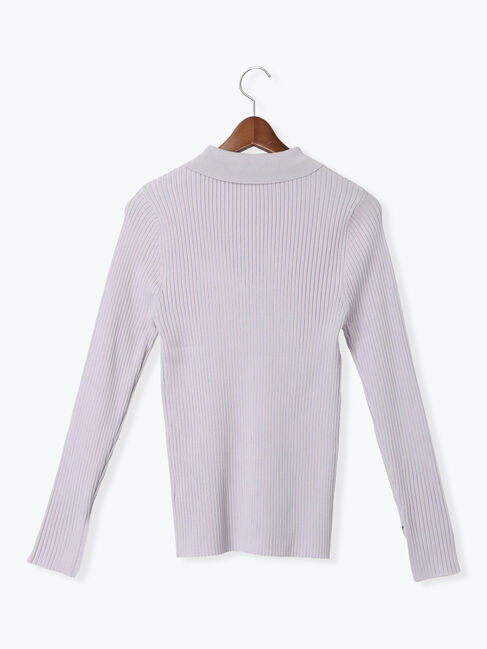 Te chichi「リブポロカラーニットカーディガン《2025spring catalog item》」|カーディガン|