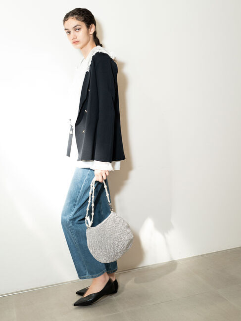 Te chichi「【宮本茉由着用】【EDWIN別注】ストレートデニムパンツ《2025spring catalog item》」|その他|サックスブルー