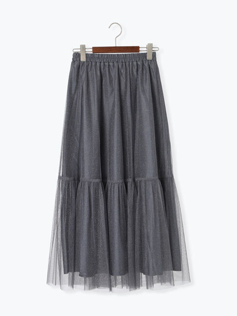 Te chichi TERRASSE「ラメチュールギャザースカート」|スカート|