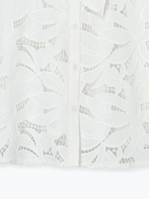 Te chichi「【Atelier ChouChou】カットワークレースボザムシャツブラウス」|シャツ・ブラウス|