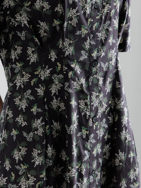 Te chichi「【LIBERTY FABRICS】ウエストタックワンピース」|ワンピース|