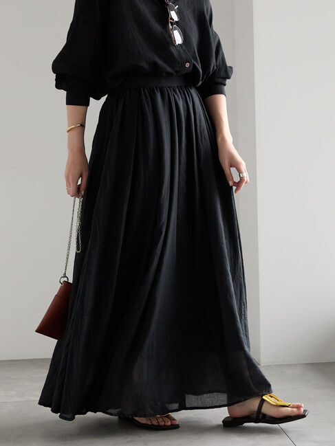 Te chichi「シャンブレーボイルスカート(セットアップ可)」|スカート|