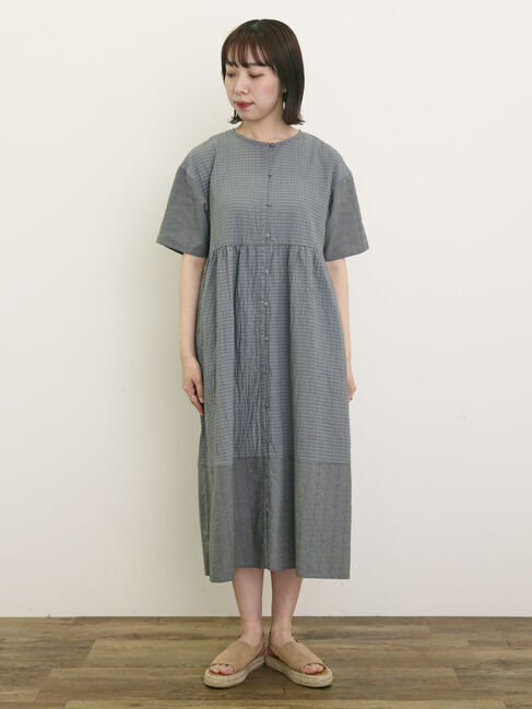 Samansa Mos2「【S/Mサイズ】オーバーレース切替ワンピース」|ワンピース|