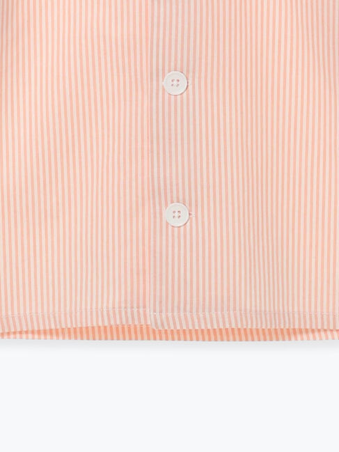 Samansa Mos2 Lagom「☆ストライプ柄セーラーカラーシャツ」|シャツ・ブラウス|