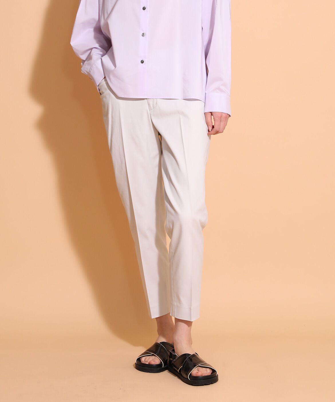 DAY by DAY it&rsquo;s international「《丈長めサイズ/股下68cm・69cm》ベーシックコットンストレートパンツ」|その他|ミディアムグ 2