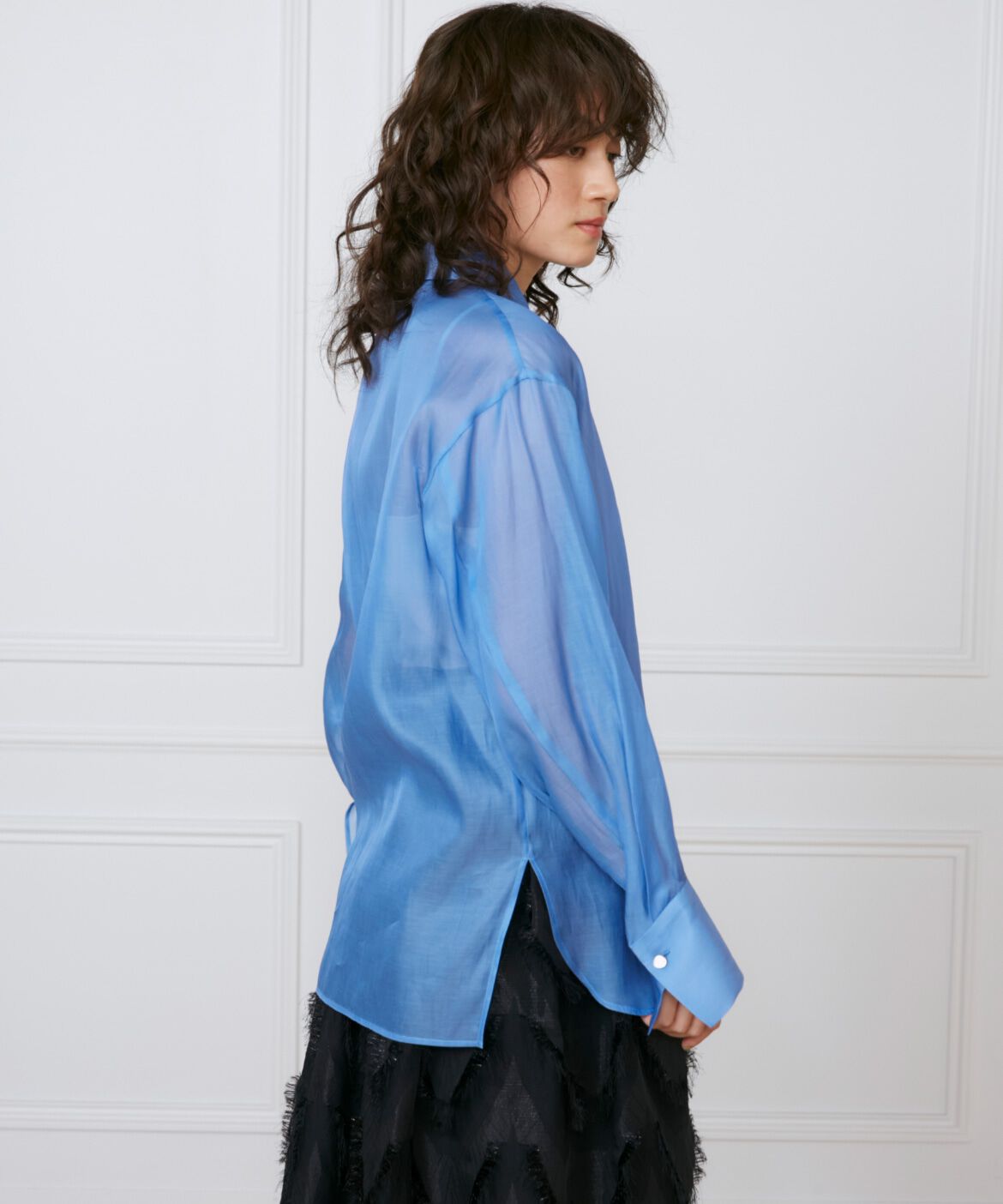 INED「オーガンジーシャツ《la veille by SUPERIOR CLOSET》」|シャツ・ブラウス|