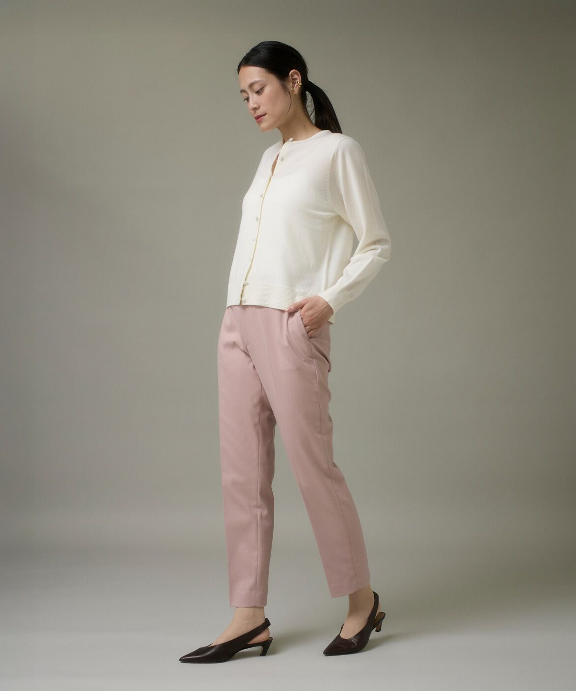 DAY by DAY it&rsquo;s international「ベーシックテーパードパンツ《TRサキソニー裏起毛》」|スラックス|