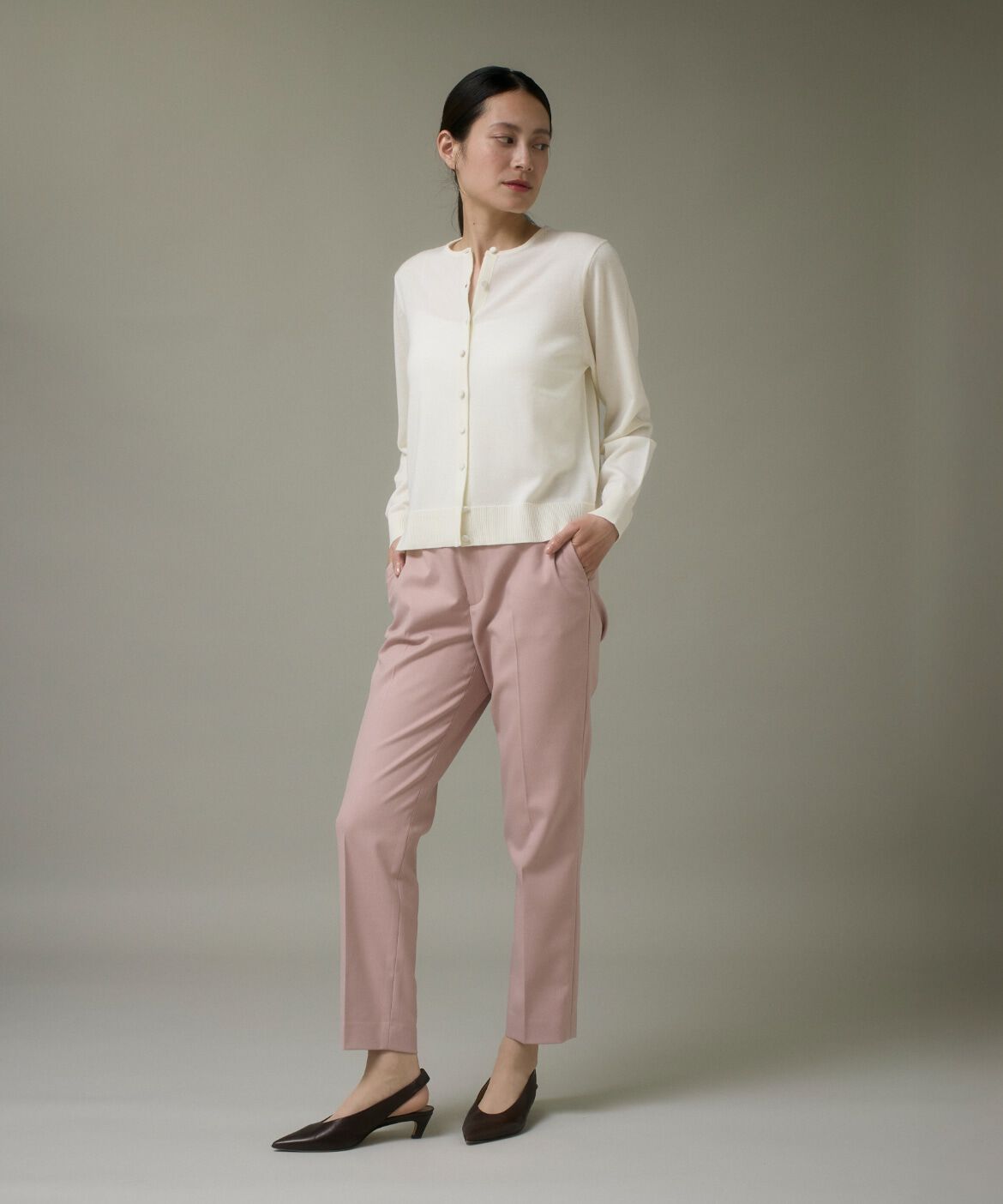 DAY by DAY it&rsquo;s international「ベーシックテーパードパンツ《TRサキソニー裏起毛》」|スラックス|