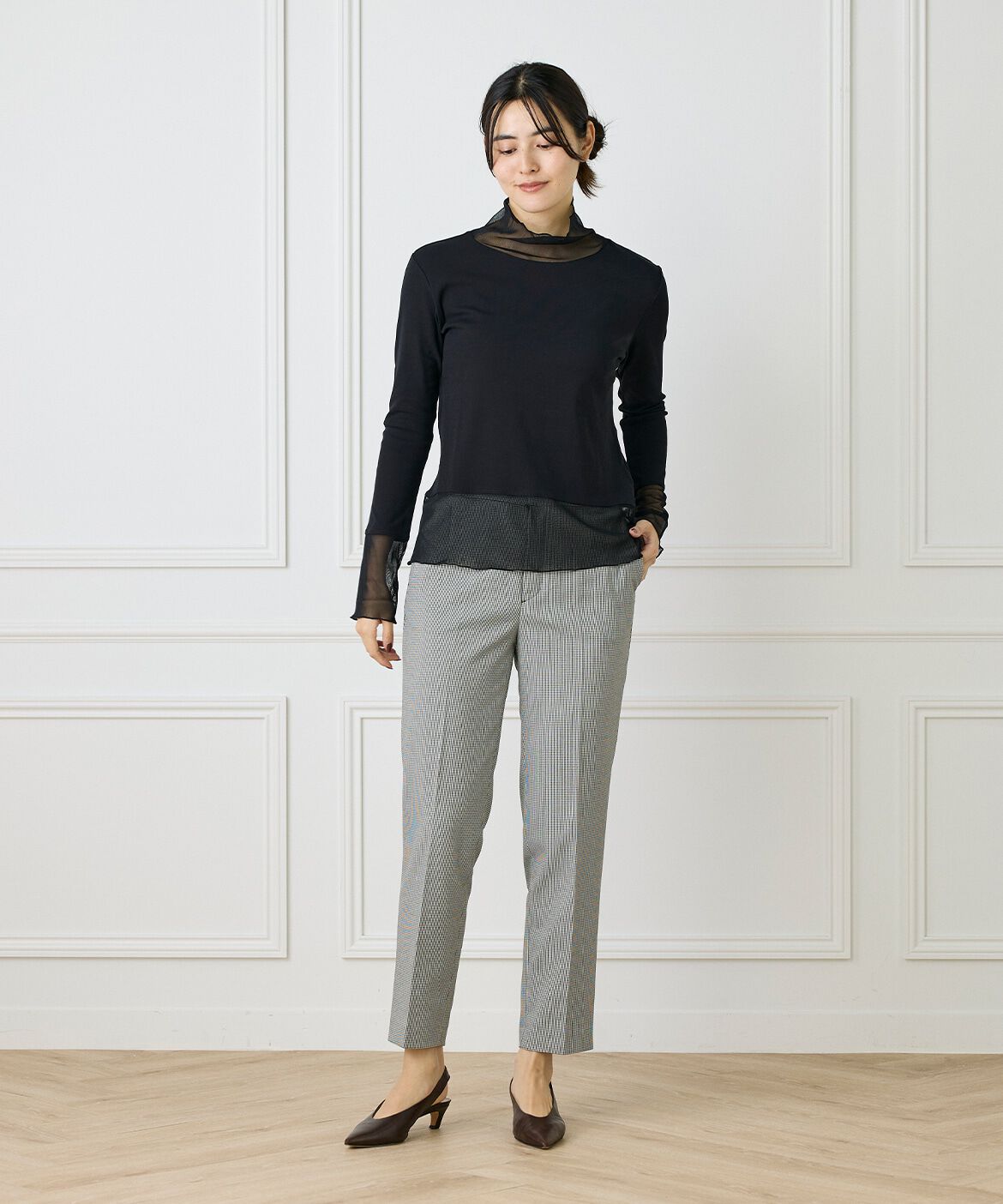 DAY by DAY it&rsquo;s international「ベーシックテーパードパンツ《TRサキソニー裏起毛》」|スラックス|