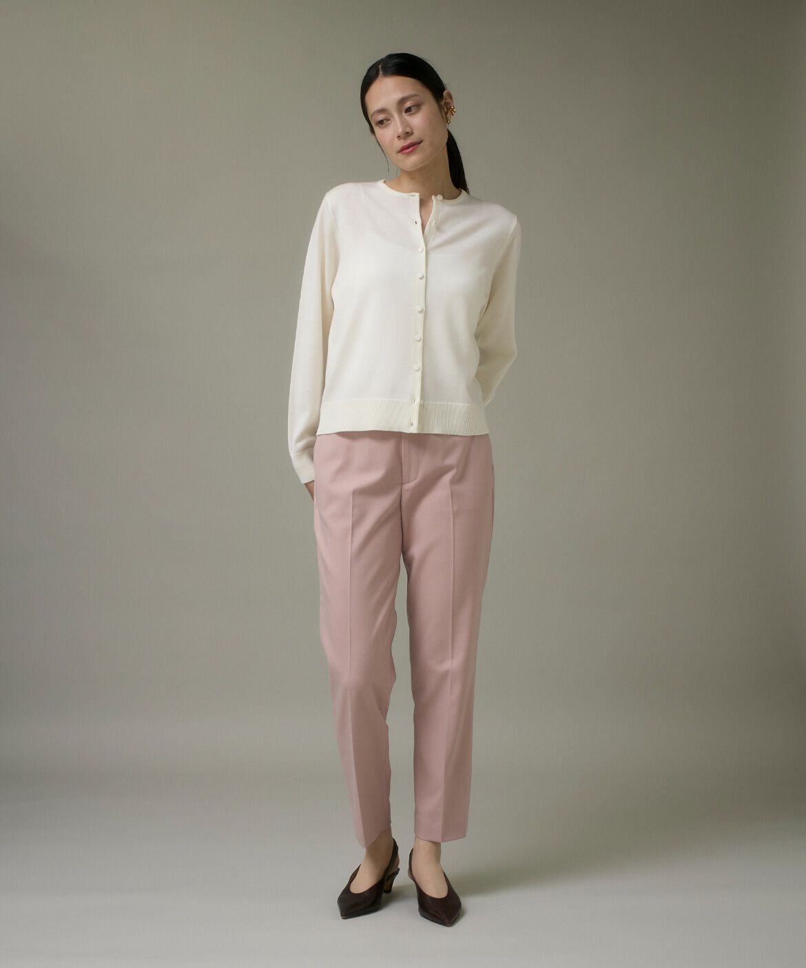 DAY by DAY it&rsquo;s international「ベーシックテーパードパンツ《TRサキソニー裏起毛》」|スラックス|