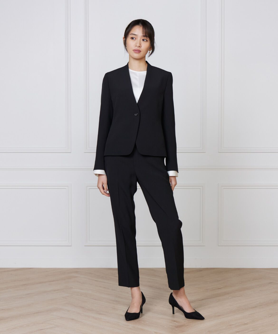 INED「《大きいサイズ》テーパードパンツ」|その他|