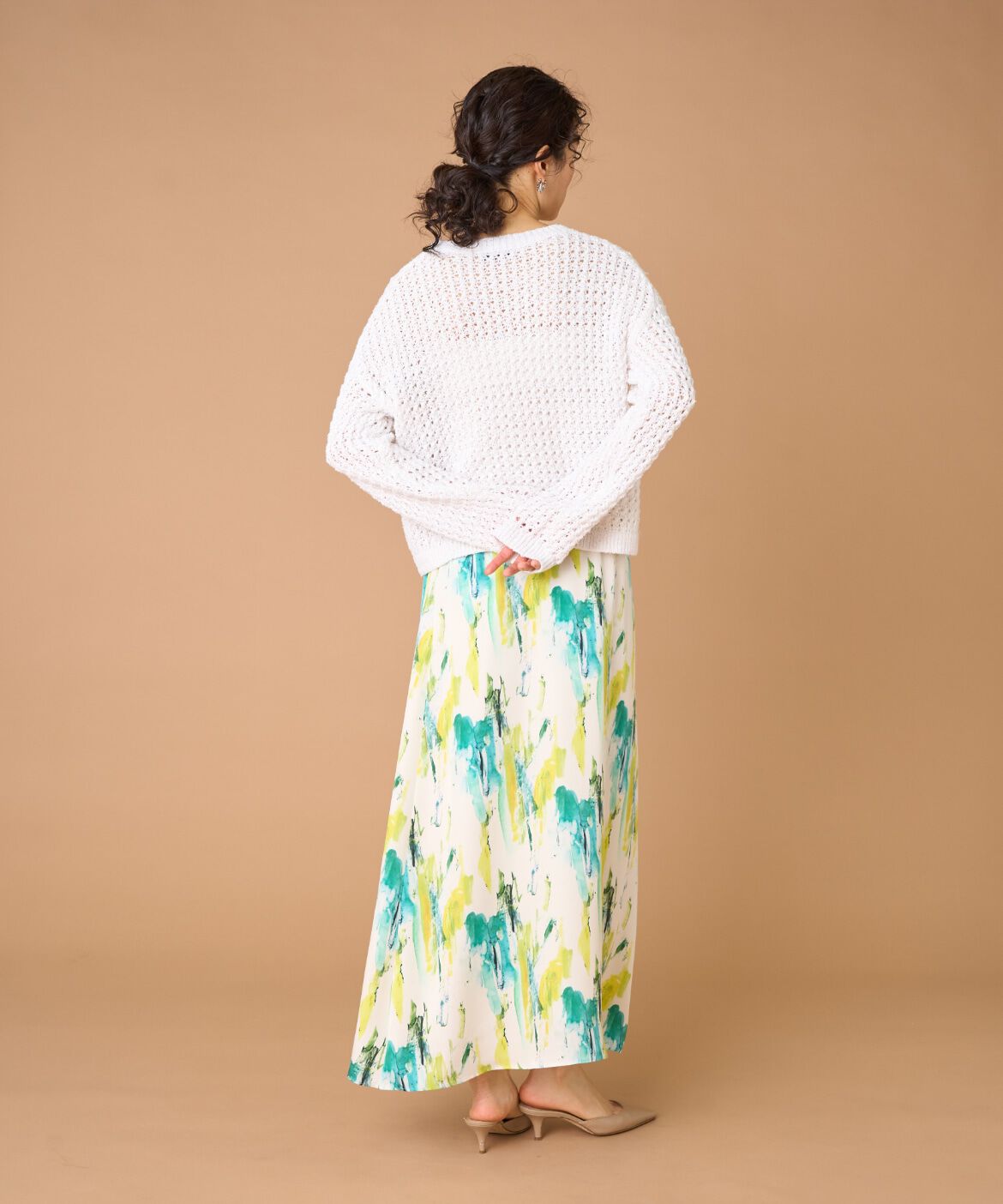 INED「スパンコールニット」|ニット・セーター|