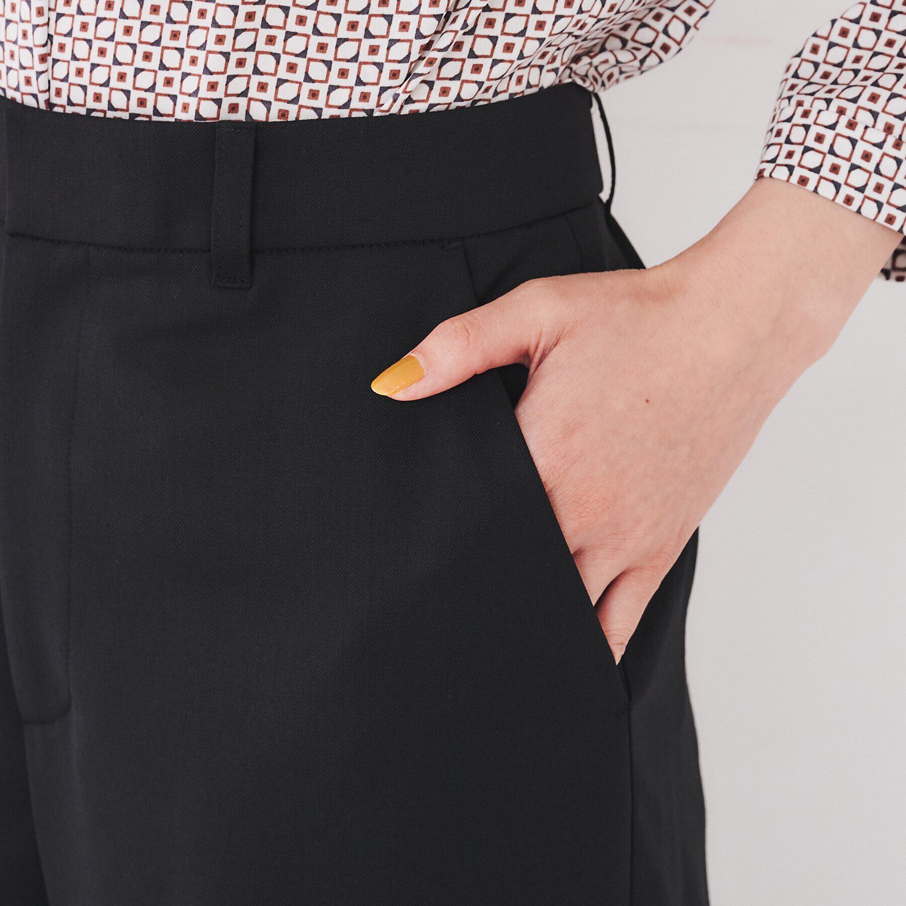 UNTITLED「【洗える通勤スーツ】レジェールギャバ ストレッチワイドパンツ」|その他|