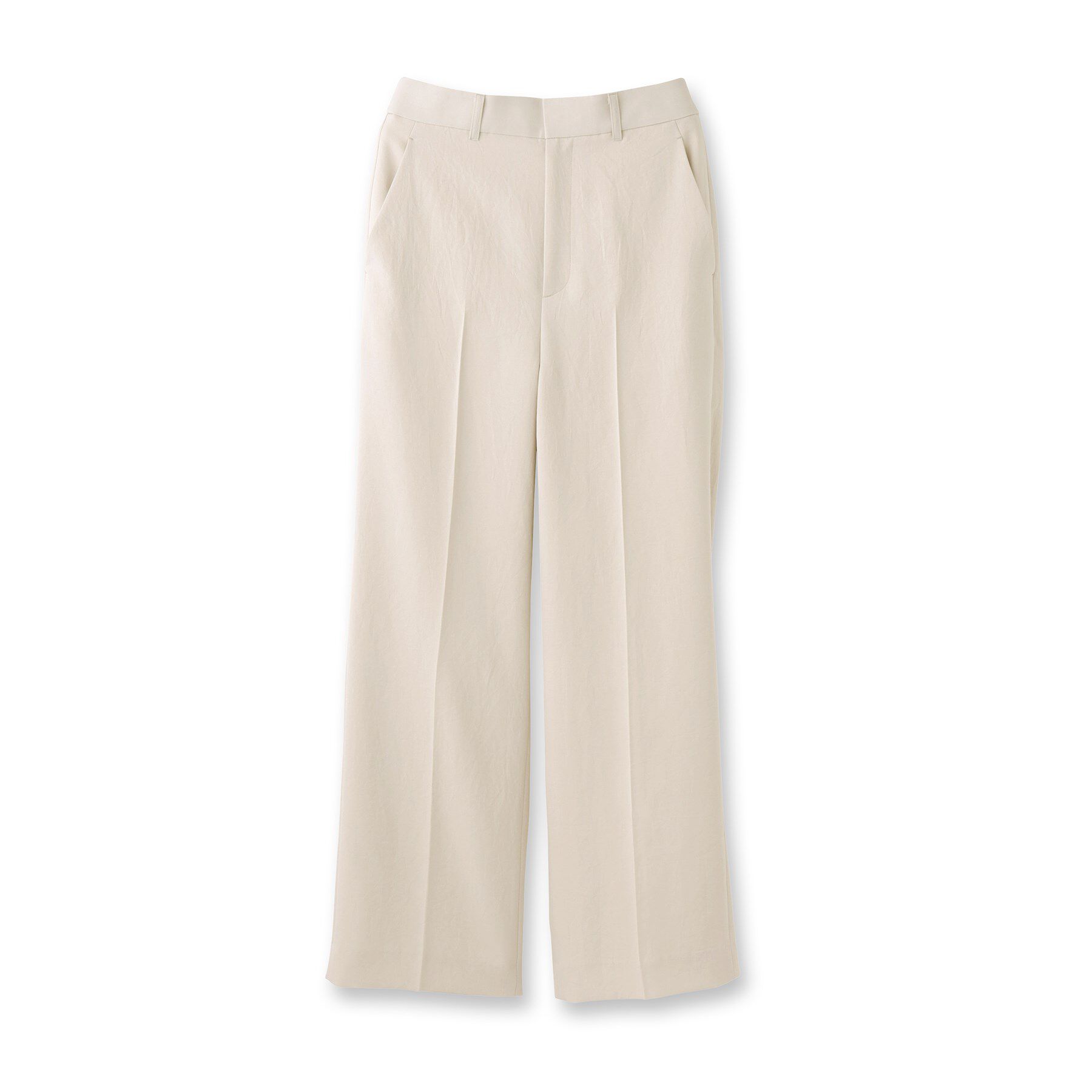 UNTITLED「【後ろウエストゴム】ツイルセミフレアパンツ」|その他|