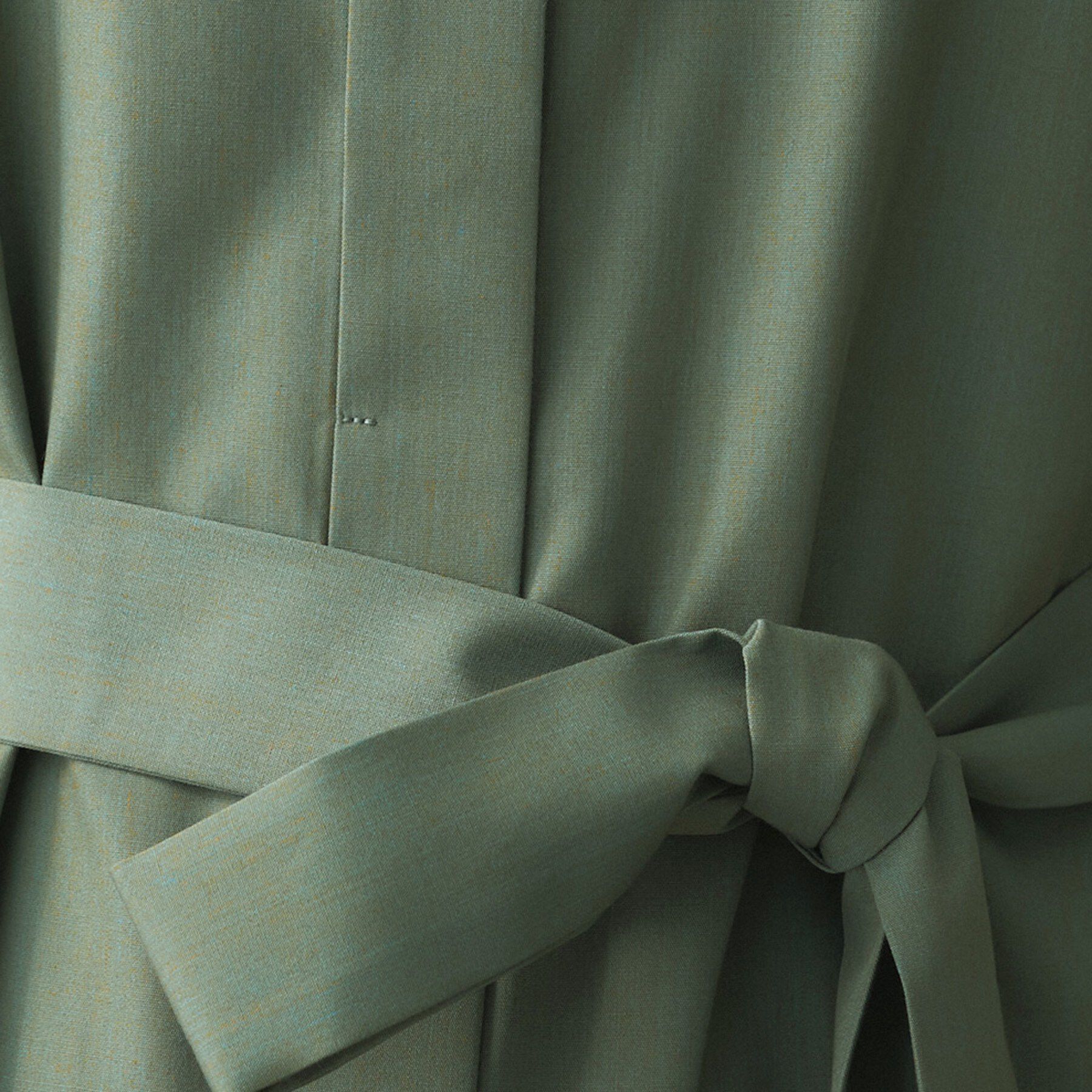 UNTITLED「【洗える/前開きボタン】シャンブレーシャツワンピース」|ワンピース|