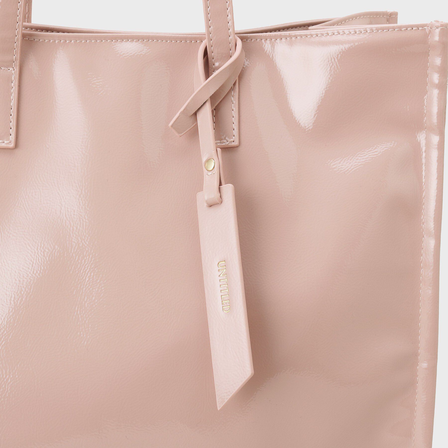 UNTITLED「エナメルソフトトート」|トートバッグ|