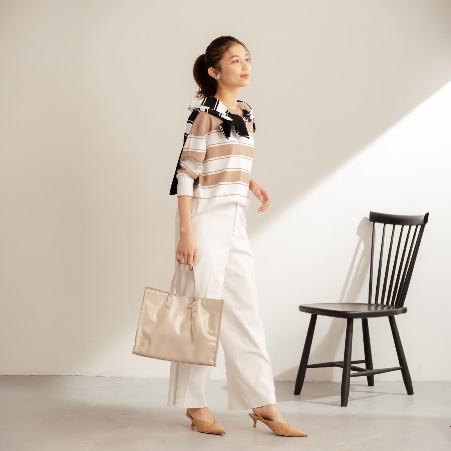 UNTITLED「エナメルソフトトート」|トートバッグ|