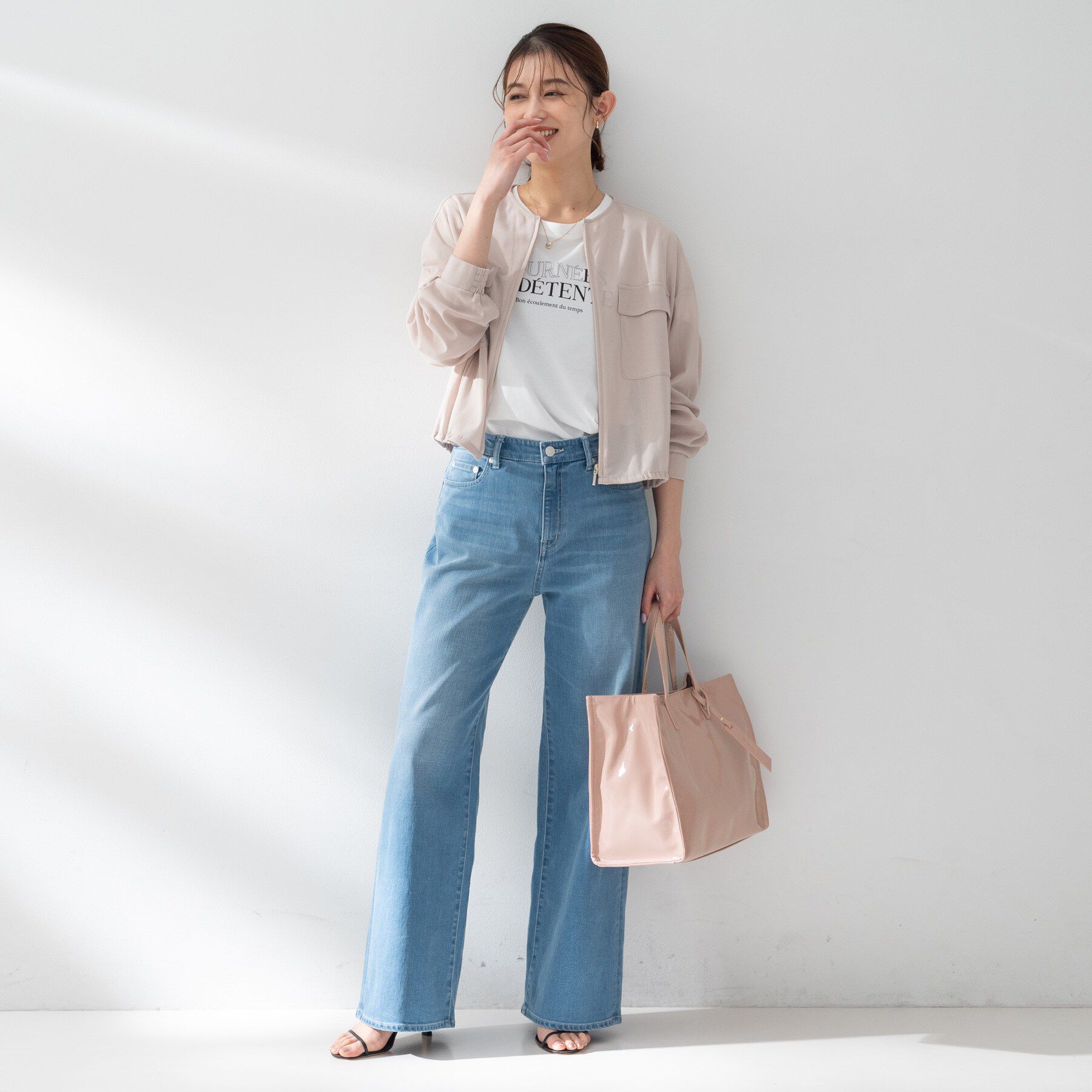 UNTITLED「エナメルソフトトート」|トートバッグ|