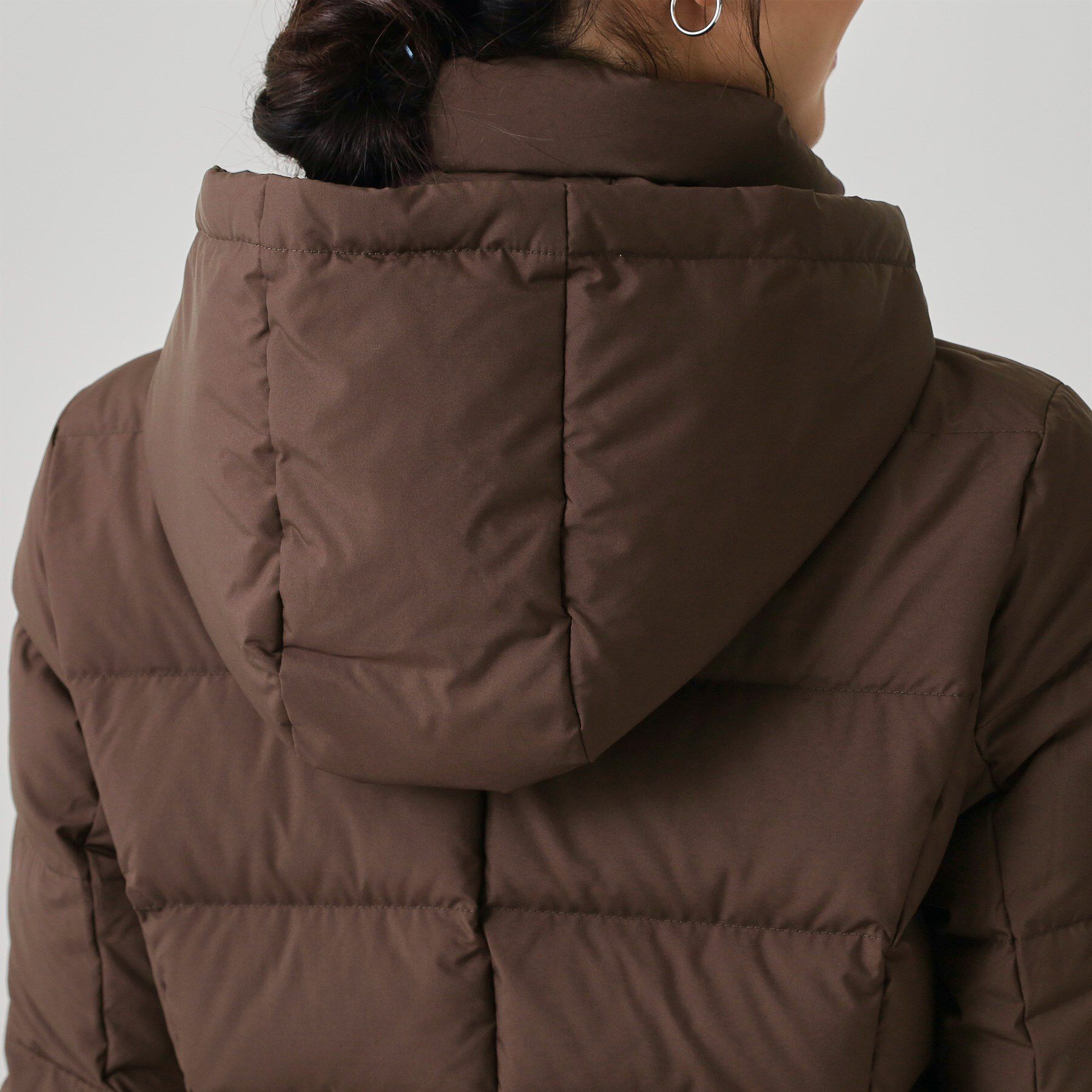 COUP DE CHANCE「【フランス産ホワイトダックダウン／FP800保温性◎／抗菌防臭／手洗い可】ミドル丈ダウンコート」|ダウン|