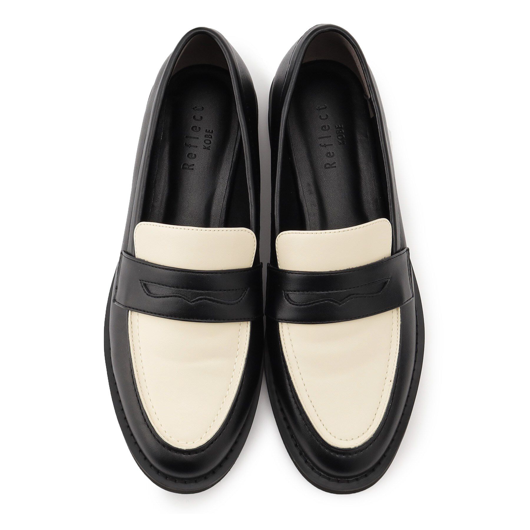 Reflect「【トレンドアイテム／軽い履き心地】バイカラーローファー」|その他|