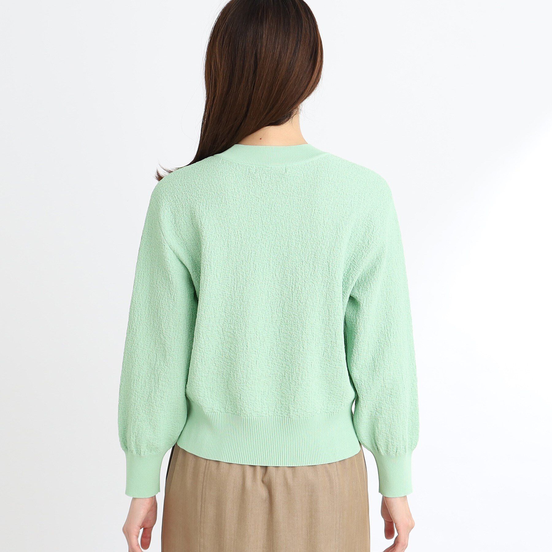 Reflect「プチハイネックジャカードニット」|ニット・セーター|