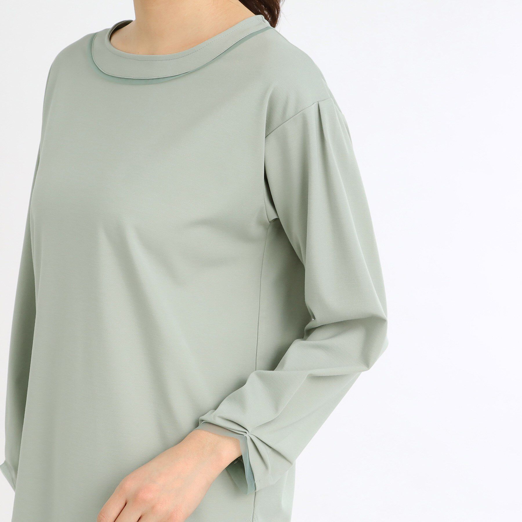 Reflect「【E‐QUALITY／手洗い可】チュールディティールプルオーバー」|Tシャツ・カットソー|