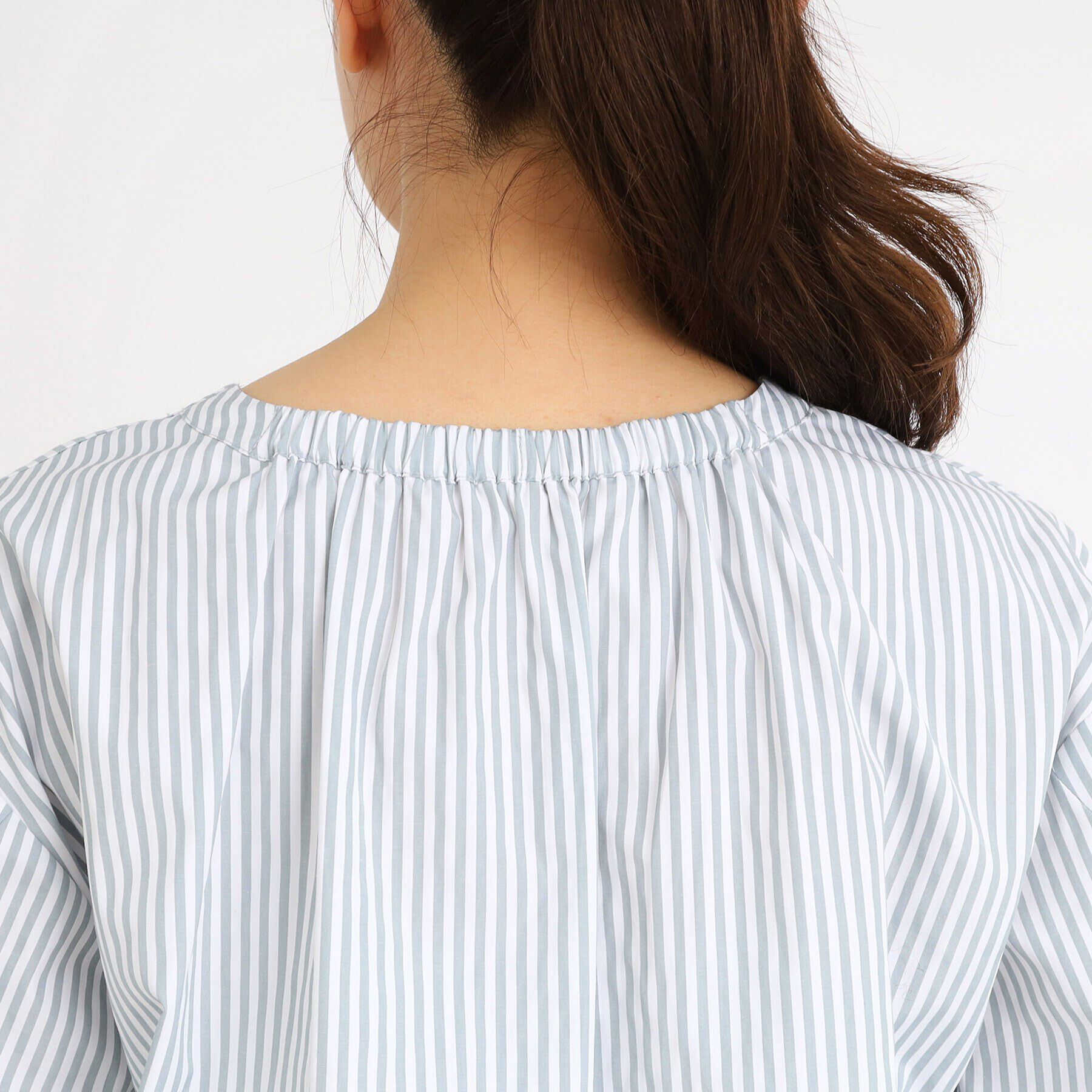 Reflect「【夏SALE／E‐QUALITY／手洗い可】タックディティールブラウス」|シャツ・ブラウス|