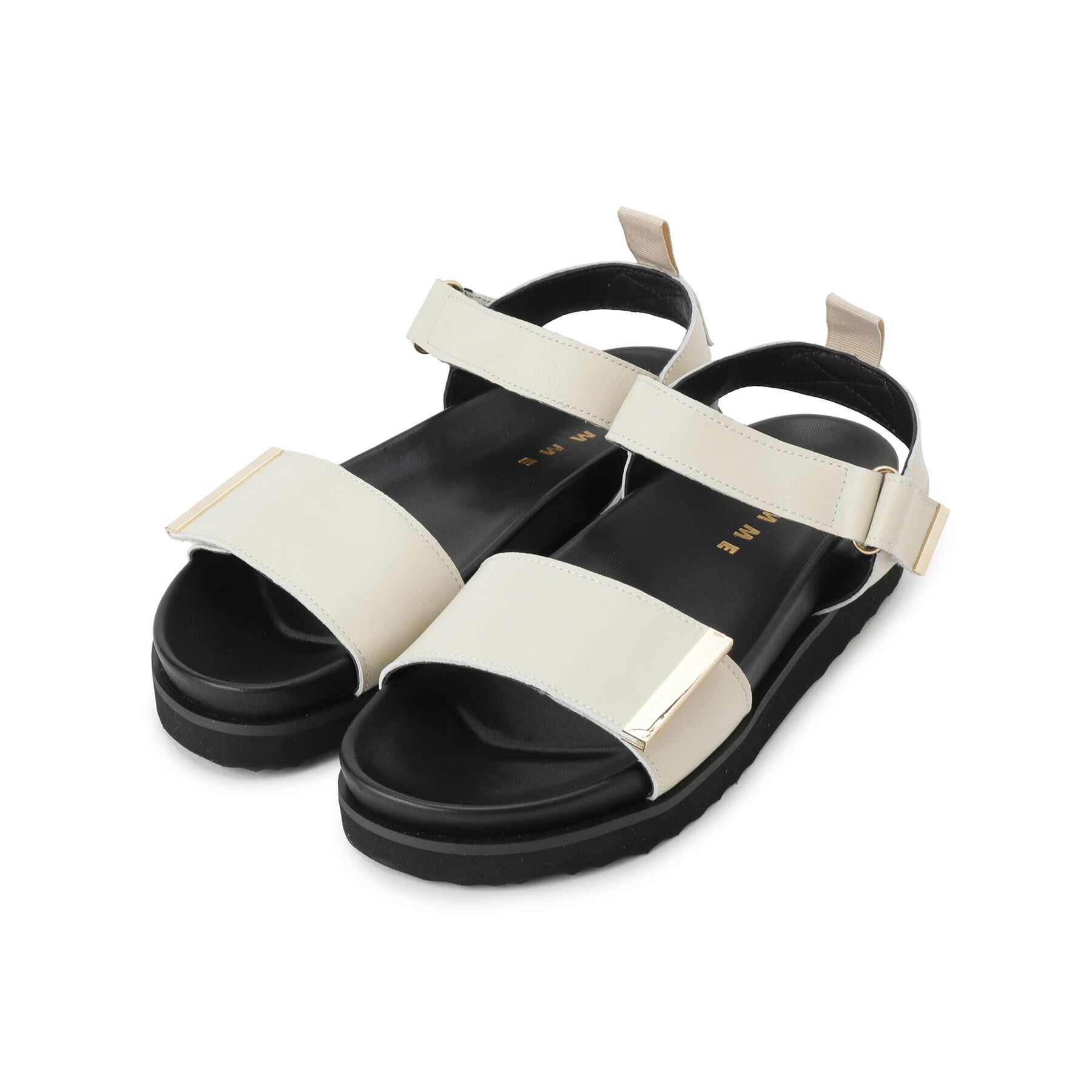 Reflect「【REMME】太めストラップサンダル」|サンダル|アイボリー(004)