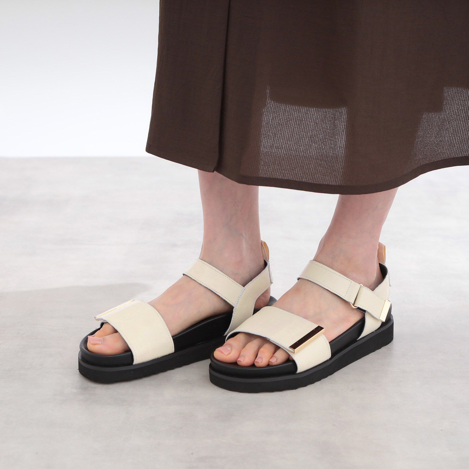 Reflect「【REMME】太めストラップサンダル」|サンダル|