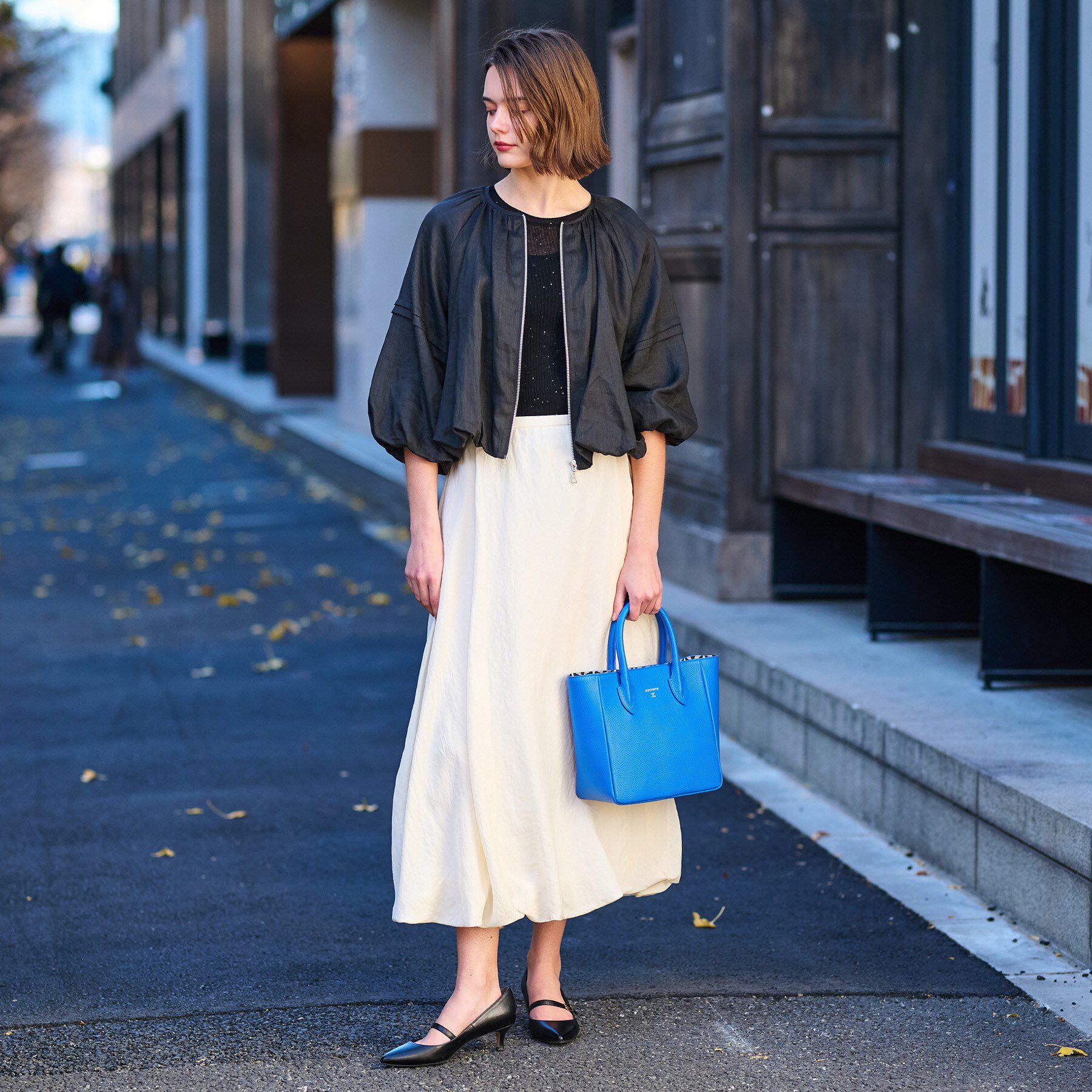 DRESSTERIOR「【洗える/リネン100％】ウォッシャブルペーパーリネンブルゾン」|ブルゾン・スタジャン|