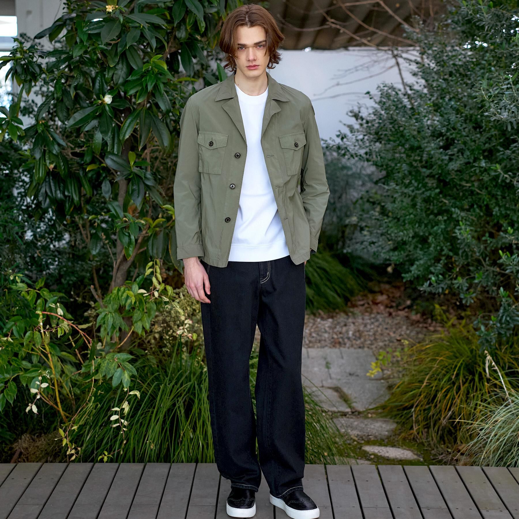 DRESSTERIOR「【ウォッシャブル】ガーメントダイ M65フィールドジャケット」|ブルゾン・スタジャン|