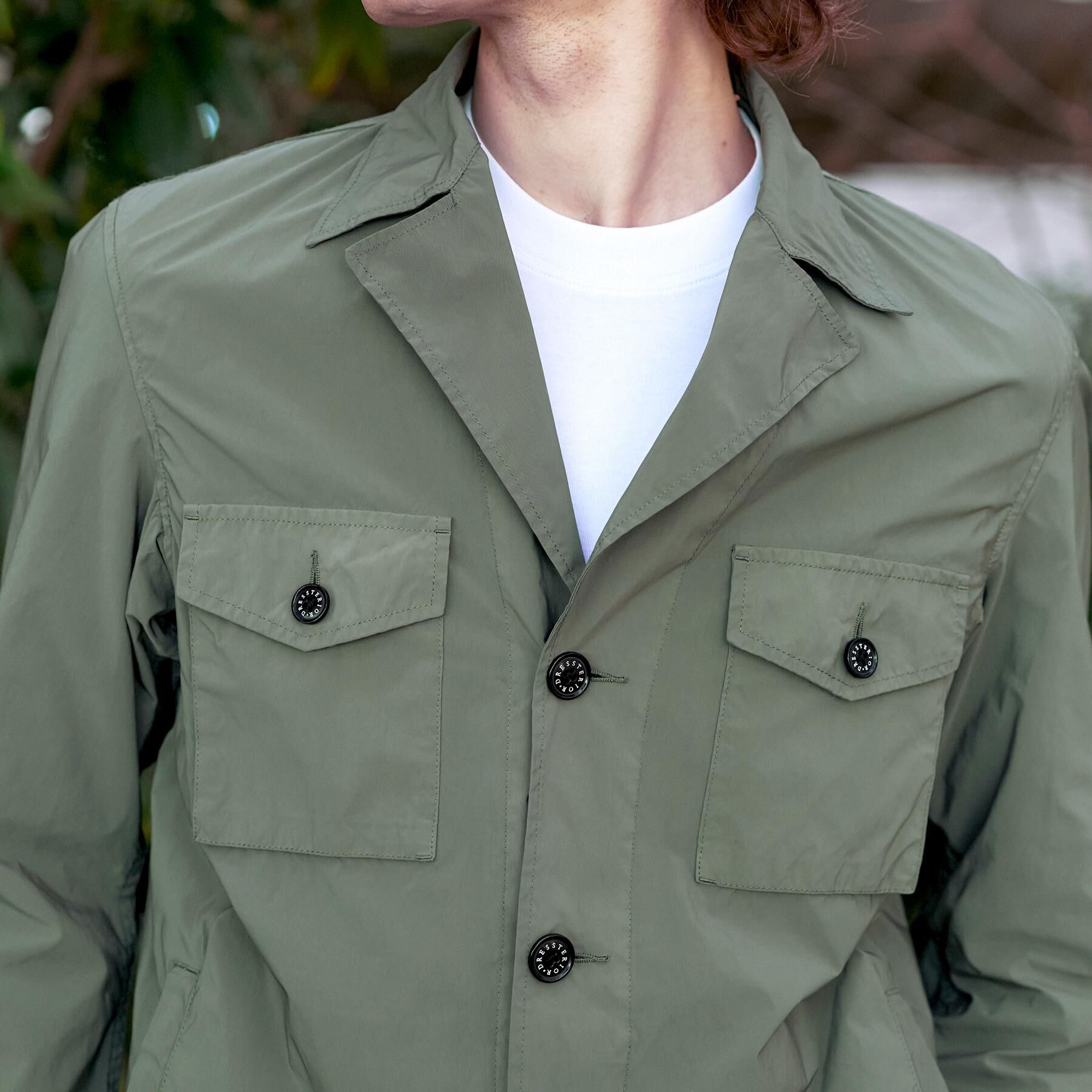 DRESSTERIOR「【ウォッシャブル】ガーメントダイ M65フィールドジャケット」|ブルゾン・スタジャン|