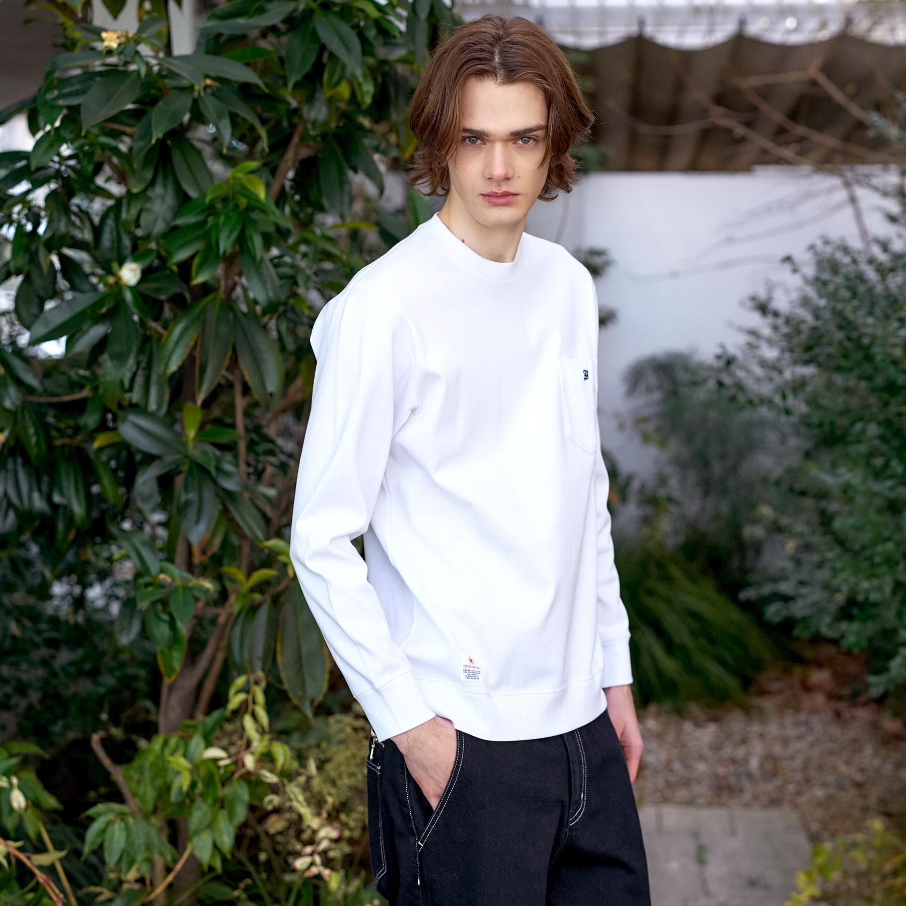 DRESSTERIOR「【抗菌防臭／UVカット／しわ防止】クールデオドラント フライスロングTシャツ」|Tシャツ・カットソー|