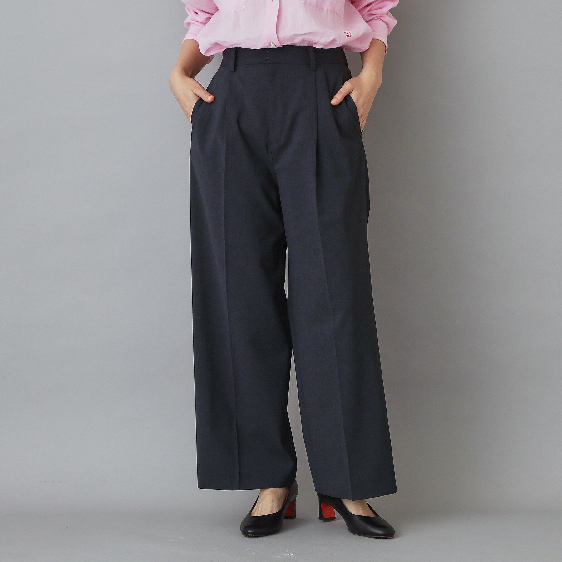 DRESSTERIOR「【otonaMUSE5月号掲載／セットアップ可】ウォッシャブルワイドタックパンツ」|その他|