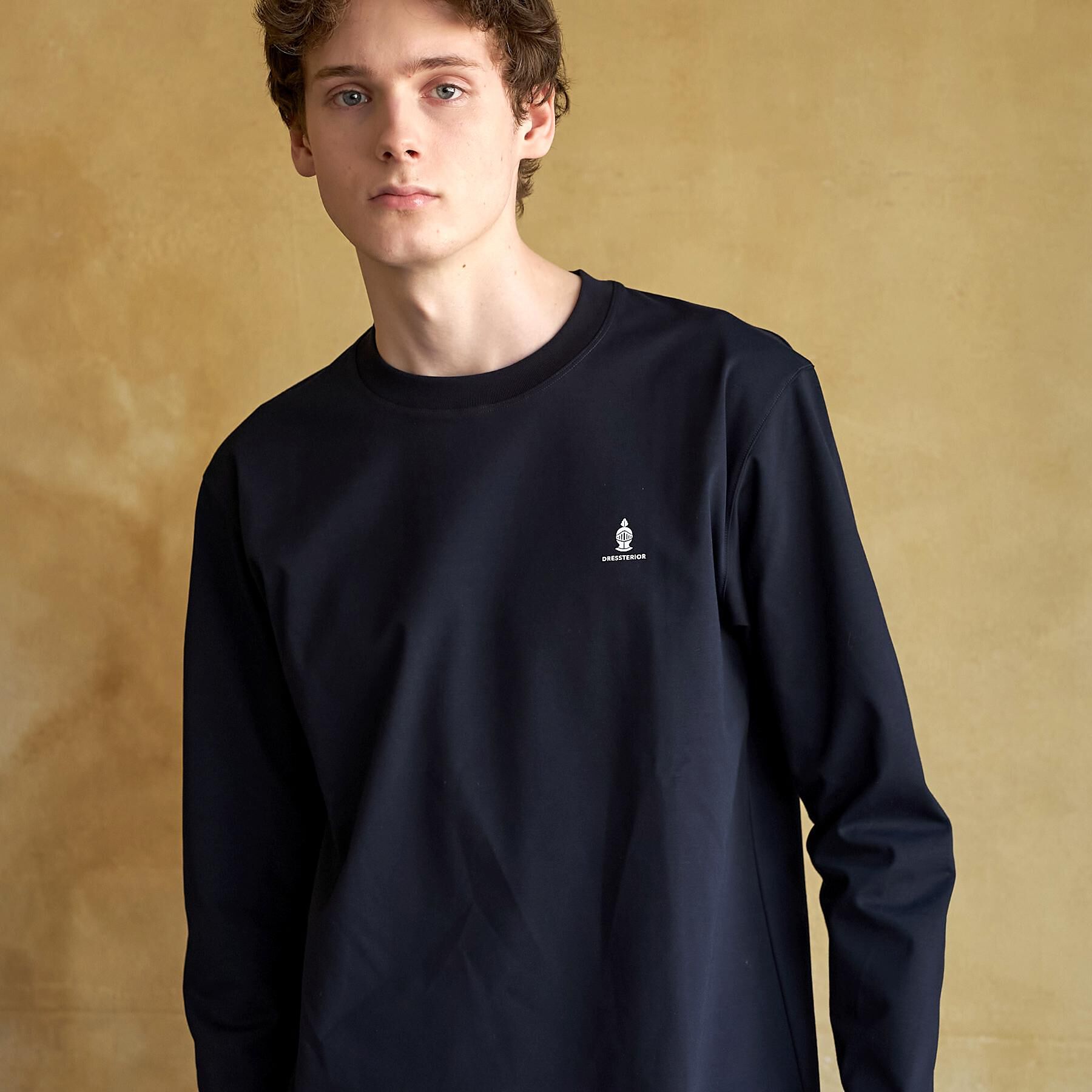 DRESSTERIOR「【接触冷感/UVカット/抗菌防臭/しわ防止】クールデオドラント ロングTシャツ」|Tシャツ・カットソー|