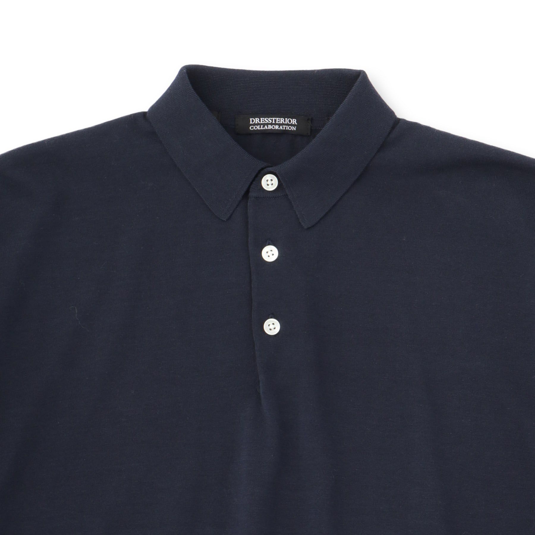 DRESSTERIOR「【干場義雅&times;DRESSTERIOR】ウォッシャブル ニットポロシャツ」|ニット・セーター|