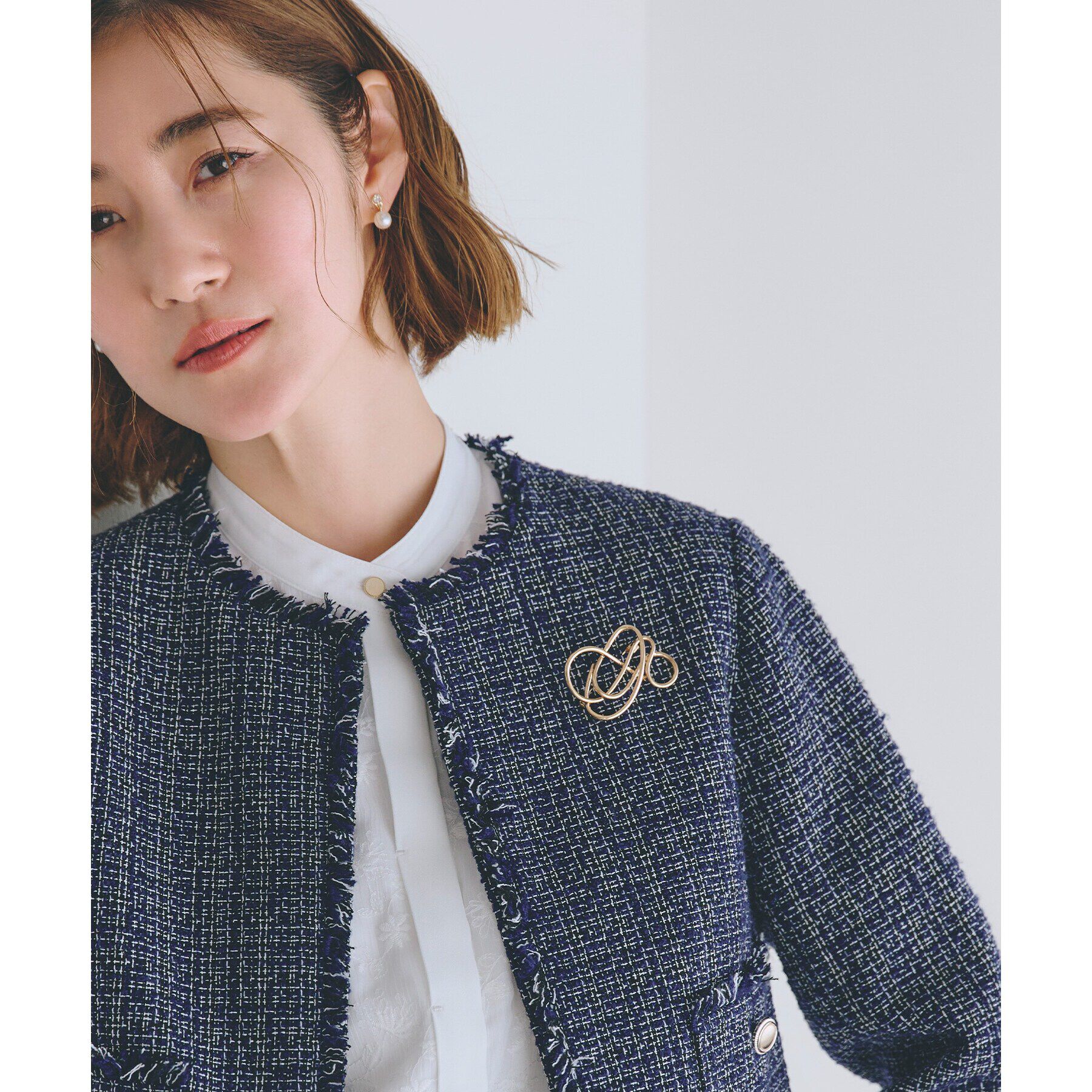 grove「メタルアートブローチ【入卒対応可】」|ブローチ・コサージュ|ゴールド(007)