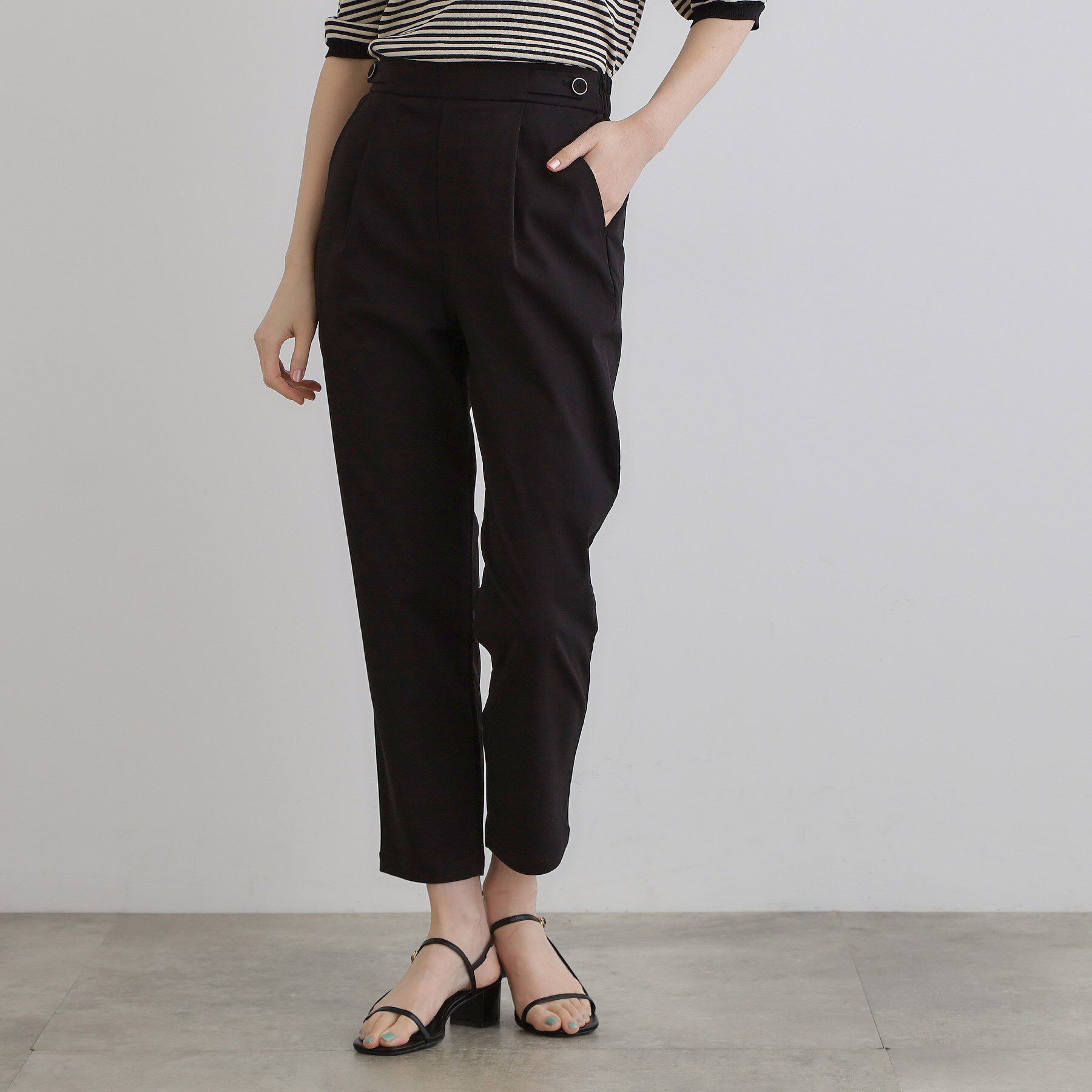 grove「低身長さん向け－3cm丈【接触冷感】サマーハイパーストレッチテーパードパンツ」|その他|