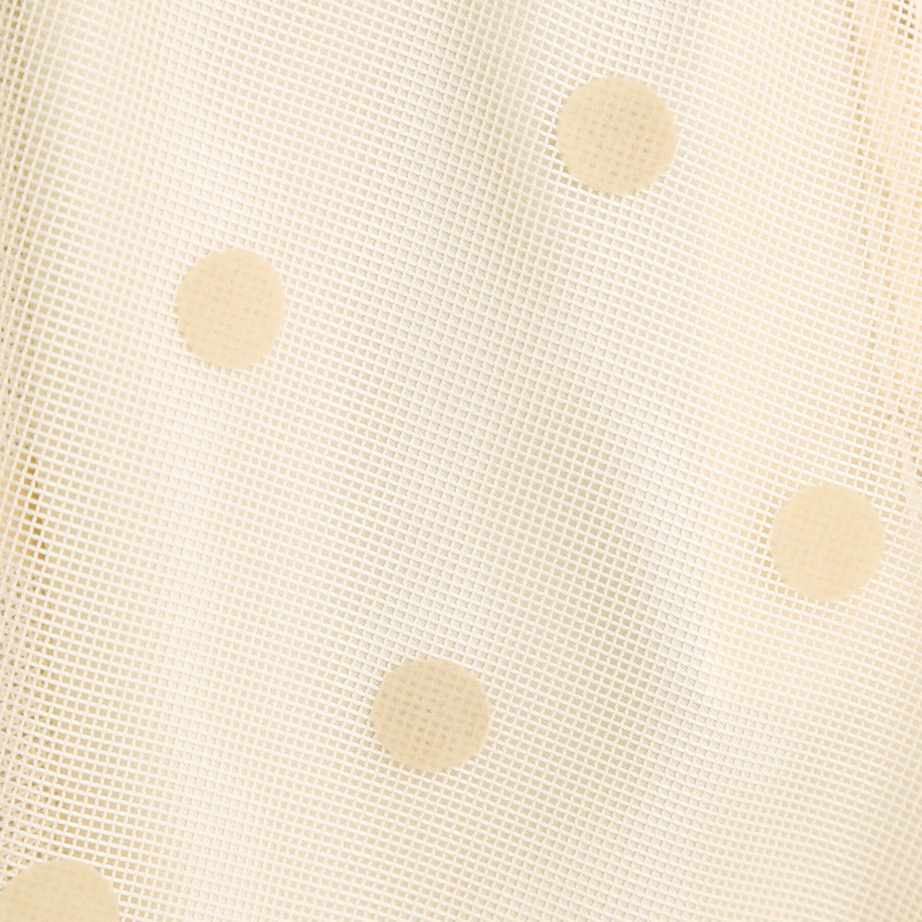 grove「甘さを抑えて、品よく華やぐ　メッシュフロッキードットスカート」|スカート|